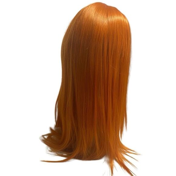 NEMER Long 22” Synthetic Lace Front Turmeric Yellow Orange Wig - Picture 2 of 12